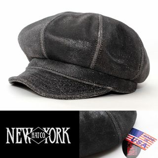 NEW YORK HAT - レザーキャスケット 帽子 ニューヨークハット 本革 ...