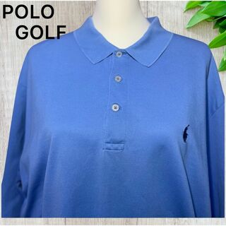 ポロゴルフ(Polo Golf)のPOLO GOLF /メンズ　ポロシャツ　XLサイズ　青(ポロシャツ)
