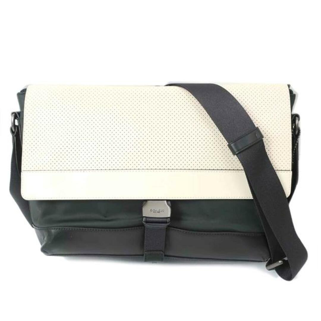 COACH コーチ/バイクショルダーバッグ ホワイト ブラック/F71968 COACH コーチ/バイクショルダーバッグ ホワイト ブラック/F71968