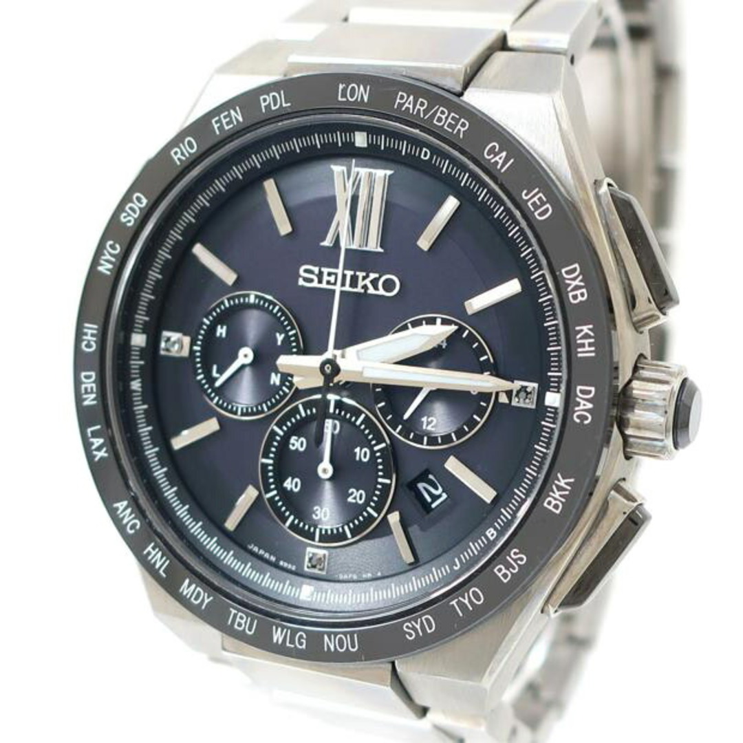 メンズ<br>SEIKO セイコー/フライトエキスパート 電波ソーラー時計/8B92-0AF0/640***/メンズ時計/ABランク/65