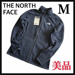 ザノースフェイス(THE NORTH FACE)の★美品★ノースフェイスフリースジャケットUSAサイズM黒(トレーナー/スウェット)