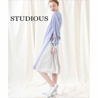 ステュディオス(STUDIOUS)の【新品未使用・送料無料】STUDIOUS 2WAYニットコンビOP ワンピース(ひざ丈ワンピース)