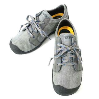 <br>KEEN キーン/ハウザーキャンバス レースアップ HOWSER CANVAS LACE UP メンズシューズ グレー/1026144/28.0cm/メンズスシューズ/Aランク/65【中古】(スニーカー)