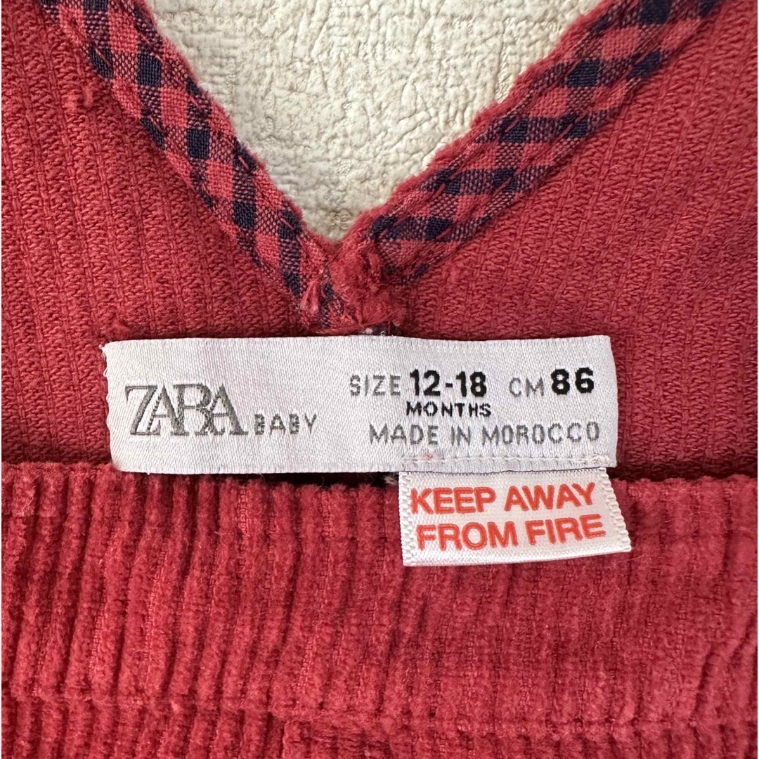 ZARA KIDS(ザラキッズ)のZARAbaby ジャンパースカート キッズ/ベビー/マタニティのベビー服(~85cm)(ワンピース)の商品写真