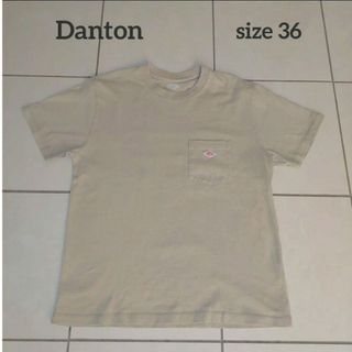 ダントン(DANTON)のDANTON ダントン ポケットTシャツ  size36(Tシャツ(半袖/袖なし))