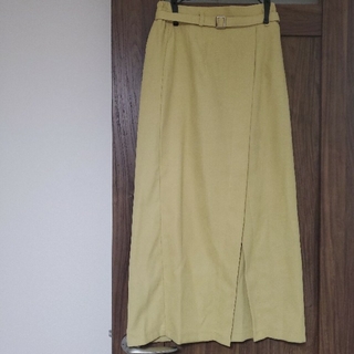 裾デザインスカート(ロングスカート)