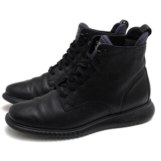 コールハーン(Cole Haan)のコールハーン／COLE HAAN シューズ スニーカー 靴 ハイカット メンズ 男性 男性用レザー 革 本革 ブラック 黒  C25557 2.ZEROGRAND City Boots in Black(スニーカー)