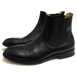コードウェイナー／Cordwainer サイドゴアブーツ シューズ 靴 メンズ 男性 男性用レザー 革 本革 ブラック 黒  CW17051 グッドイヤーウェルト製法 レザーソール(ブーツ)