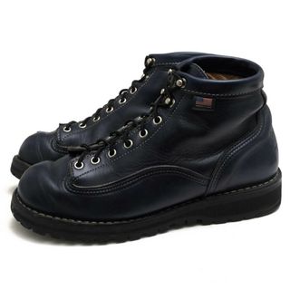 ダナー(Danner)のダナー／Danner マウンテンブーツ トレッキングブーツ シューズ 靴 メンズ 男性 男性用レザー 革 本革 ネイビー 紺  15591 BULL RIDGE INK ブルリッジ プレーントゥ Vibramソール(ブーツ)