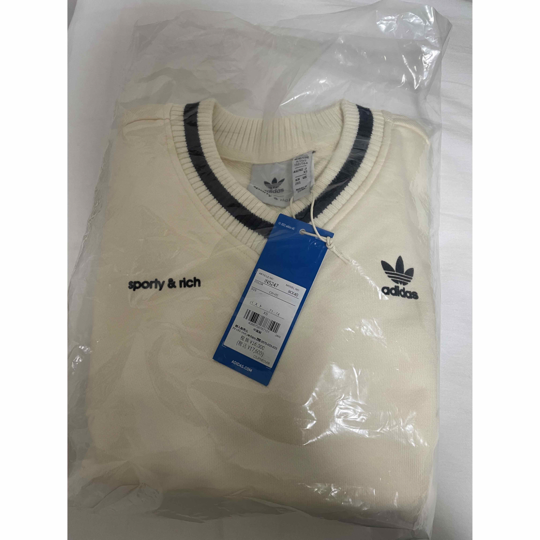 adidas Sporty & Rich Vネック クルースウェット