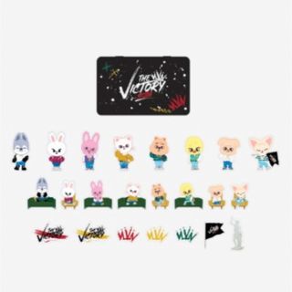 ストレイキッズ(Stray Kids)の【公式】スキズ ステッカーフレイクTIN CASE & STICKER SET(アイドルグッズ)