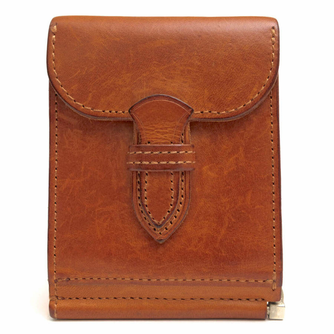 ポーター 吉田カバン／PORTER 財布 ウォレット メンズ 男性 男性用レザー 革 本革 ブラウン 茶 161-04649 NATURE  WALLET ネイチャー マネークリップ 小銭入れなし 札入れ 二つ折り | フリマアプリ ラクマ