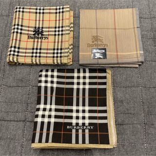 バーバリー(BURBERRY)の新品未使用品 Burberry バーバリー ノバチェック ハンカチ 3枚セット(ハンカチ)