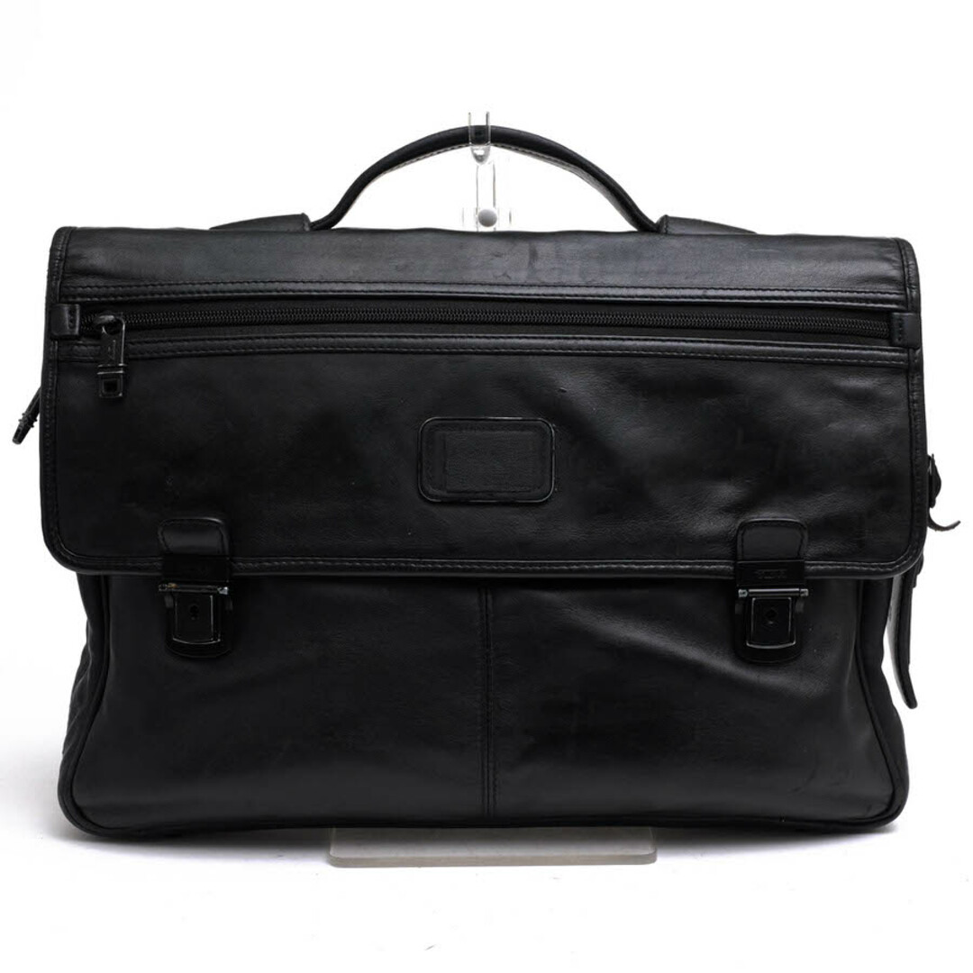 トゥミ／TUMI バッグ ブリーフケース ビジネスバッグ 鞄 ビジネス メンズ 男性 男性用レザー 革 本革 ブラック 黒 96167DH  Leather Slim Flap Brief | フリマアプリ ラクマ