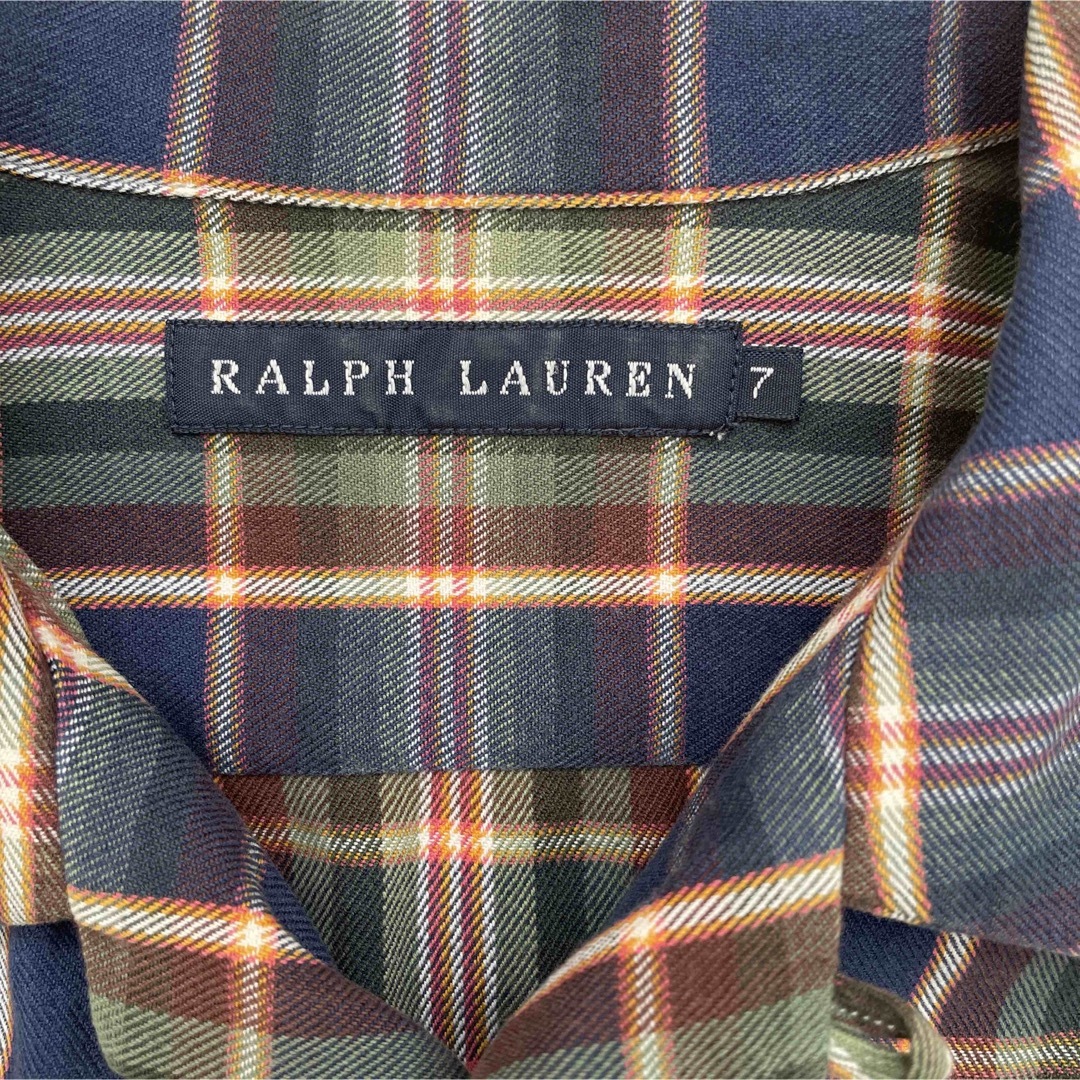 ラルフローレン チェックシャツ　７サイズ（130）