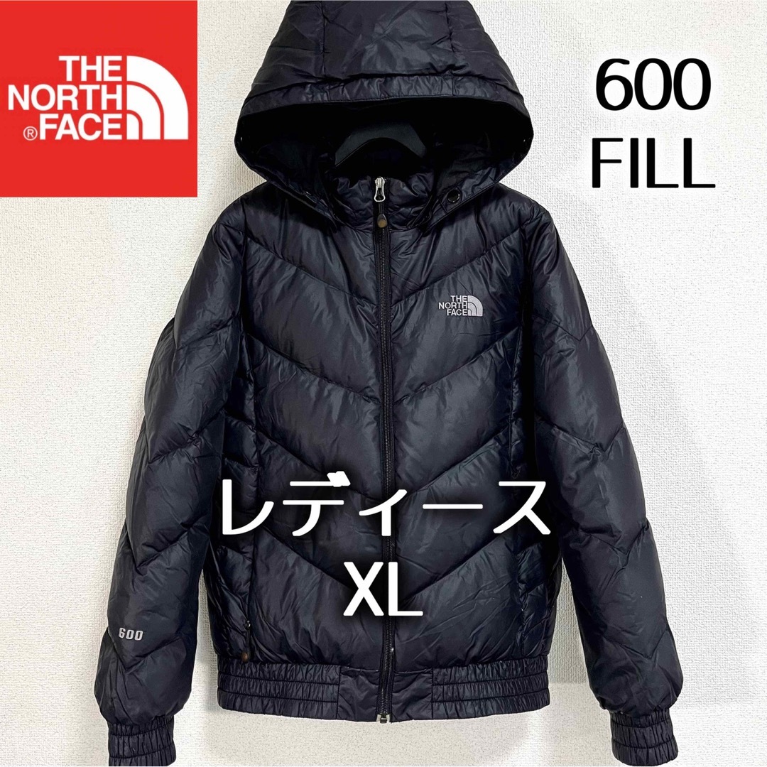 美品人気THE NORTH FACE ダウンジャケット レディースXL ブラック