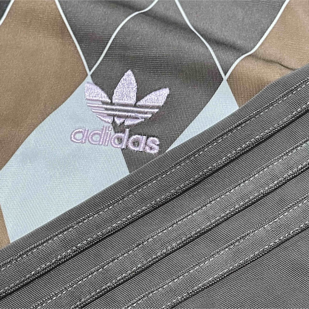 Originals（adidas）(オリジナルス)のL 90s】アディダス刺繍トラックジャケット古着ジャージ　ピンク×ブラウンカーキ メンズのトップス(ジャージ)の商品写真