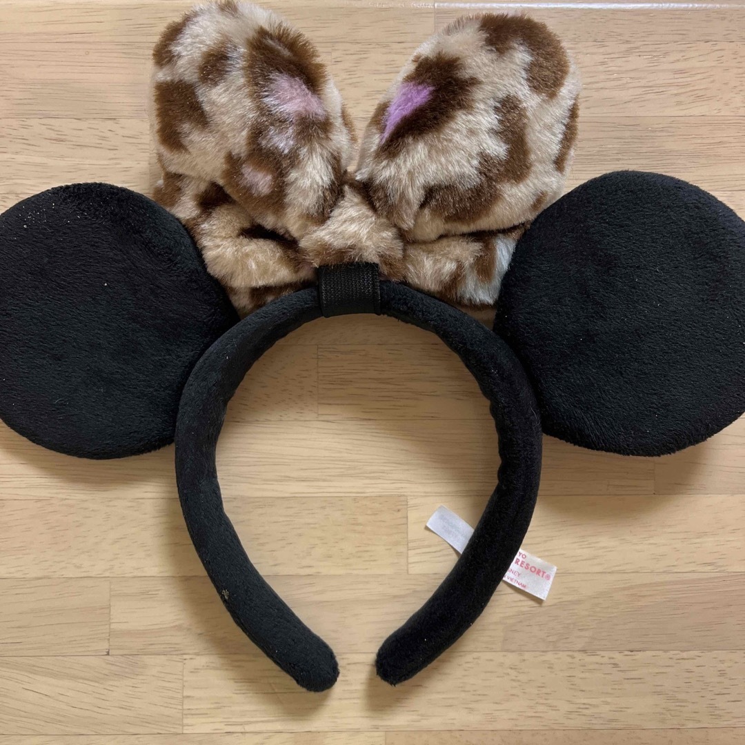 ☆ディズニー カチューシャ ミニー ヒョウ柄☆ 粗 ☆ディズニー カチューシャ ミニー ヒョウ柄☆ 粗