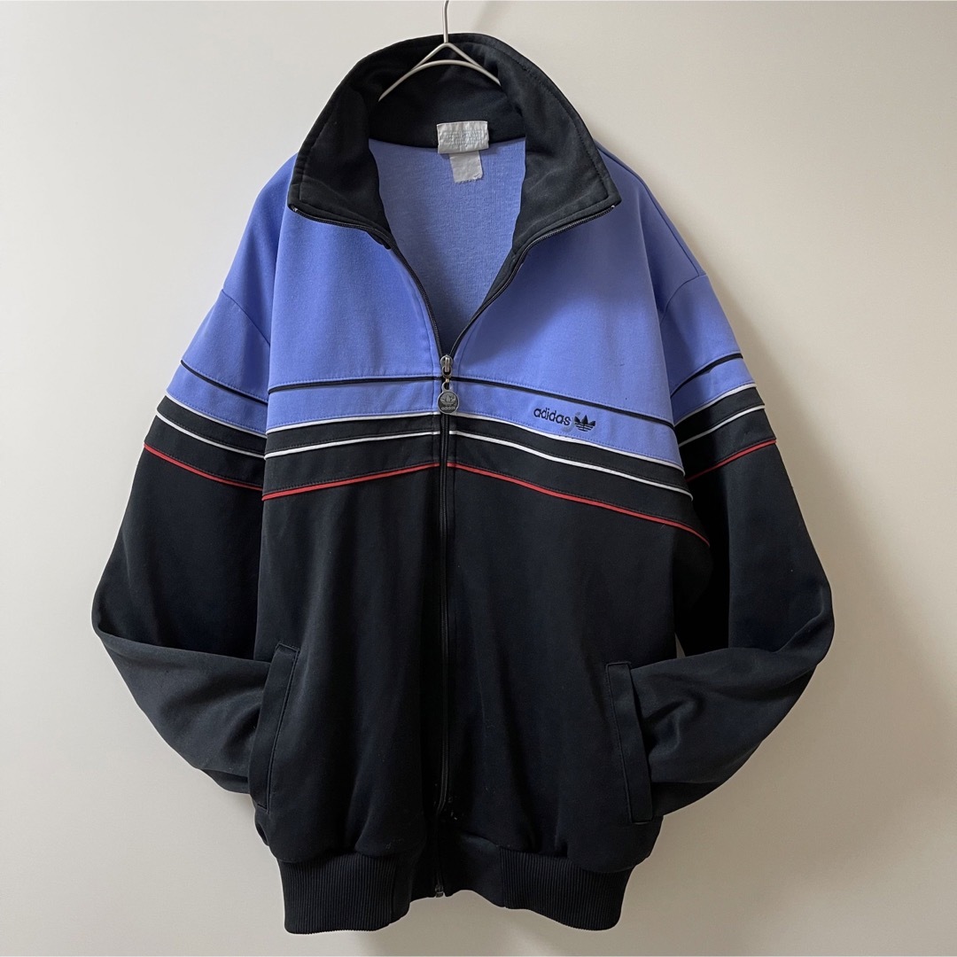 70s L】アディダス刺繍トラックジャケット古着ジャージ ビンテージ50年前 70s L】アディダス刺繍トラックジャケット古着ジャージ ビンテージ50年前
