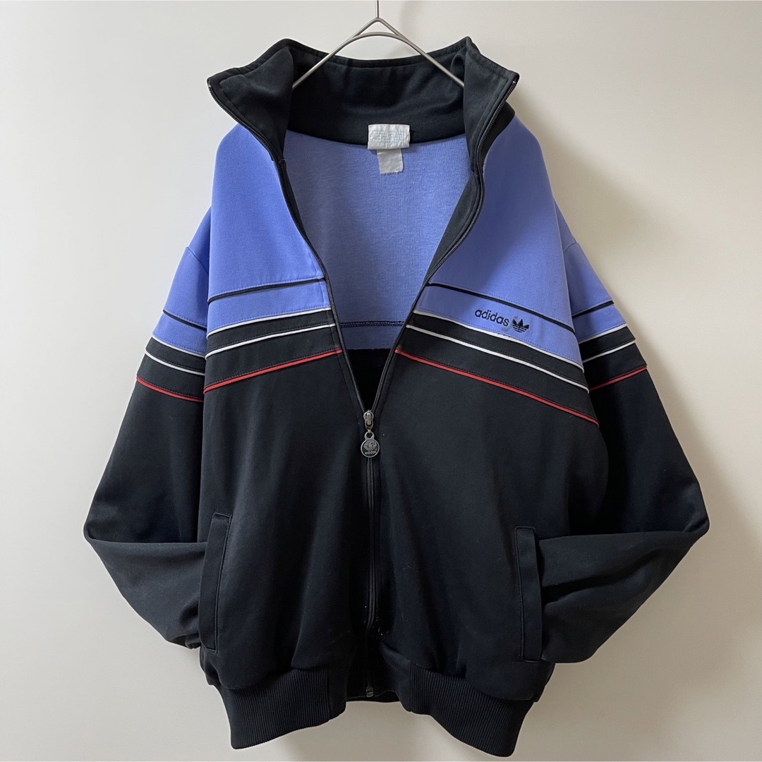adidas - 70s L】アディダス刺繍トラックジャケット古着ジャージ adidas - 70s L】アディダス刺繍トラックジャケット古着ジャージ