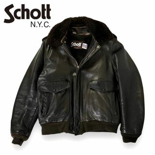 schott - 【希少品】Schott 184SM A-2 ライダースジャケット 38 米国製