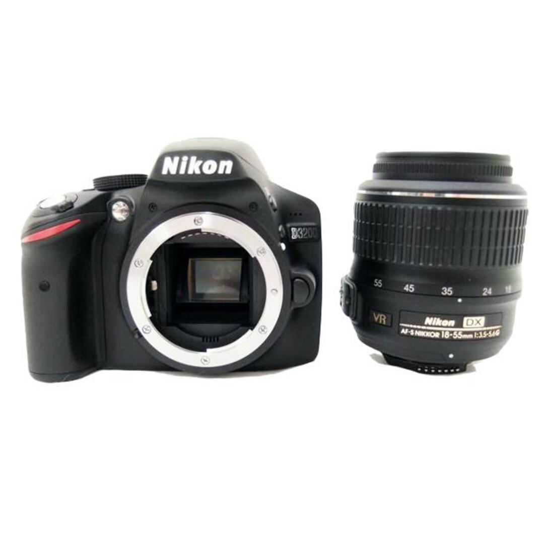 <br>Nikon ニコン/デジタル一眼レンズキット/D3200 18-55 VR/2120102/デジタルカメラ/ABランク/69【中古】