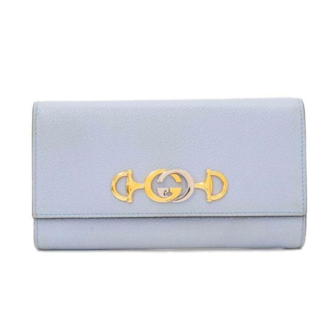 GUCCI グッチ 水色 /ズゥミ二ツ折リ長財布/ブルー/573612/525***/ GUCCI グッチ 水色 /ズゥミ二ツ折リ長財布/ブルー/573612/525***/