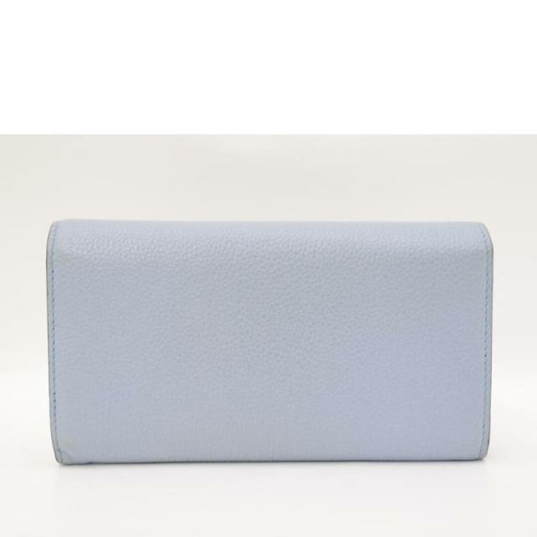 GUCCI グッチ 水色 /ズゥミ二ツ折リ長財布/ブルー/573612/525 GUCCI グッチ 水色 /ズゥミ二ツ折リ長財布/ブルー/573612/525