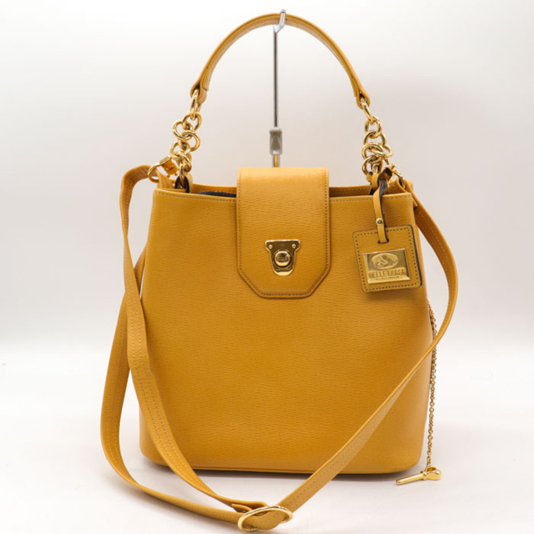 PELLE BORSA - ペレボルサ ショルダーバッグ レザー ハンドバッグ 2way