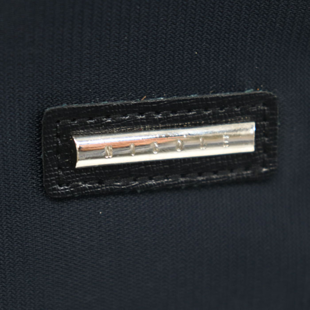 NICOLE(ニコル)のニコル ビジネスバッグ スクエア ブリーフケース ブランド 鞄 ショルダーベルト無し メンズ ブラック NICOLE メンズのバッグ(ビジネスバッグ)の商品写真