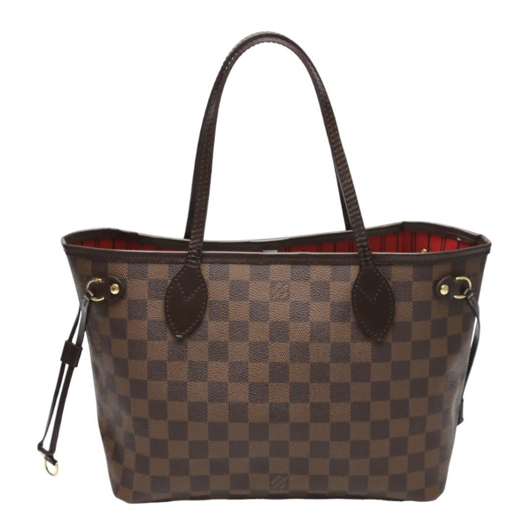 ルイヴィトン N51109 ハンドバッグ ブラウン  LOUIS VUITTON ネヴァーフルPM ダミエ