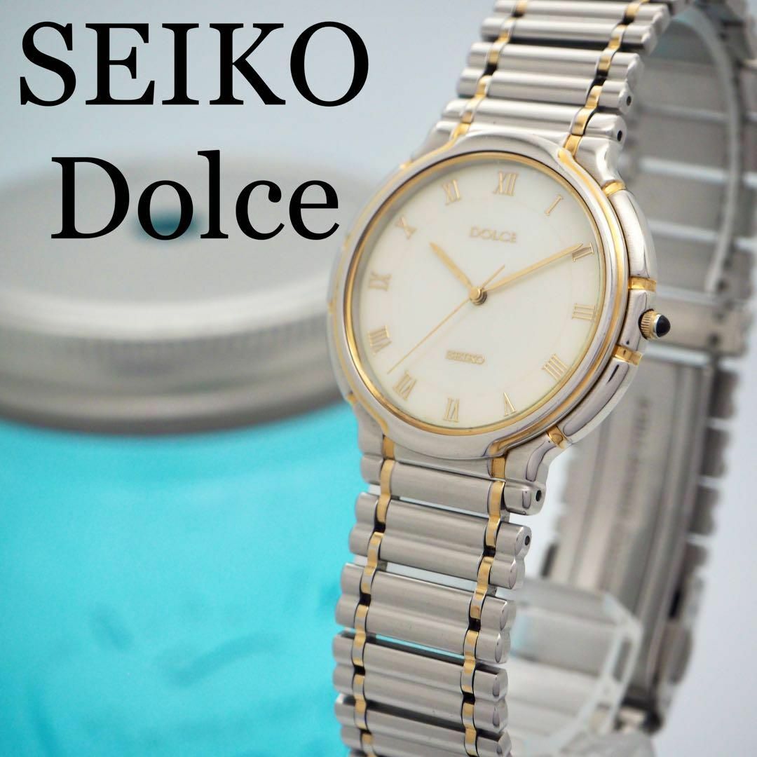 メンズ254 SEIKO Dolce セイコー時計　メンズ腕時計　シェル　ドルチェ
