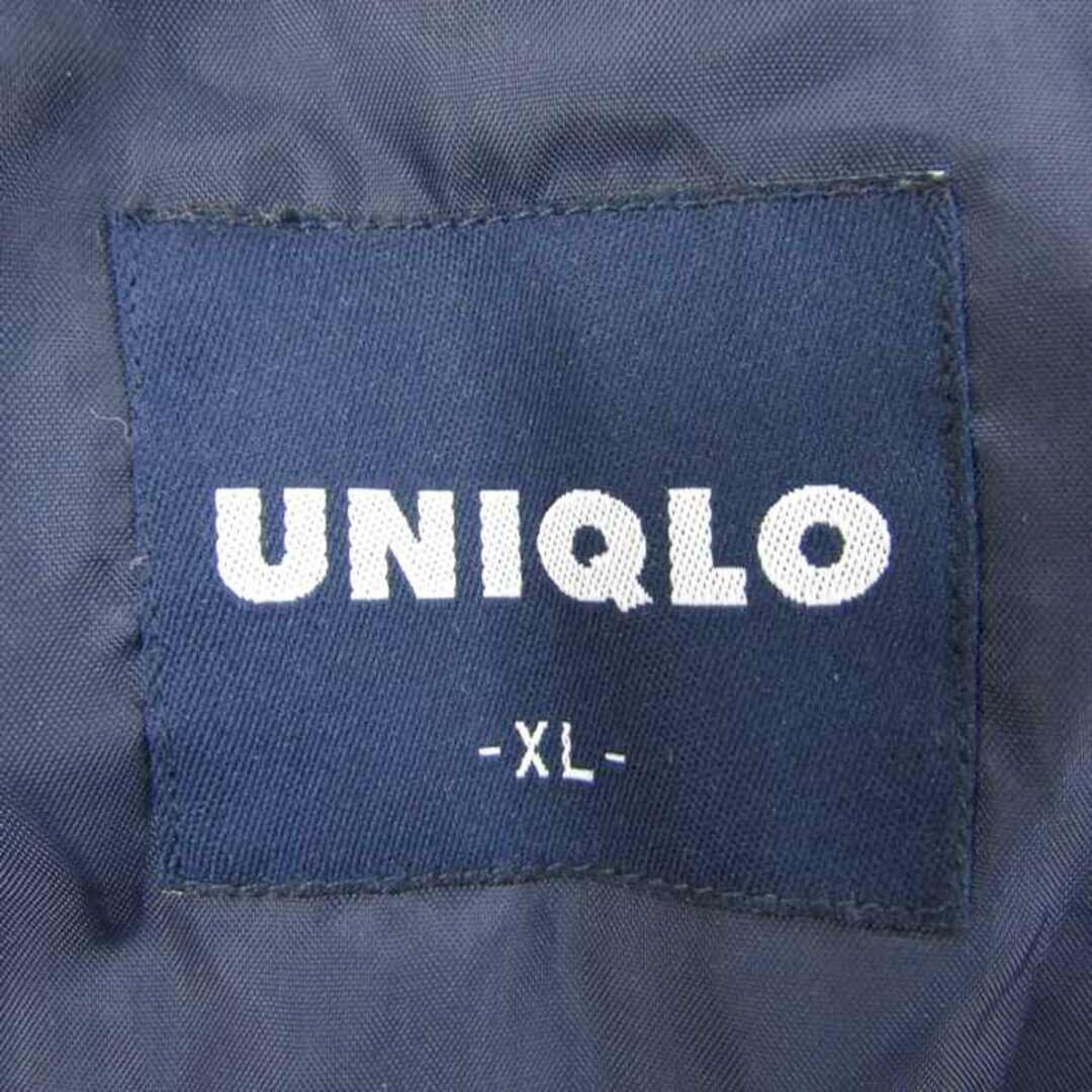 UNIQLO(ユニクロ)のユニクロ ブルゾン ジャケット 中綿 無地 アウター メンズ XLサイズ ネイビー UNIQLO メンズのジャケット/アウター(ブルゾン)の商品写真