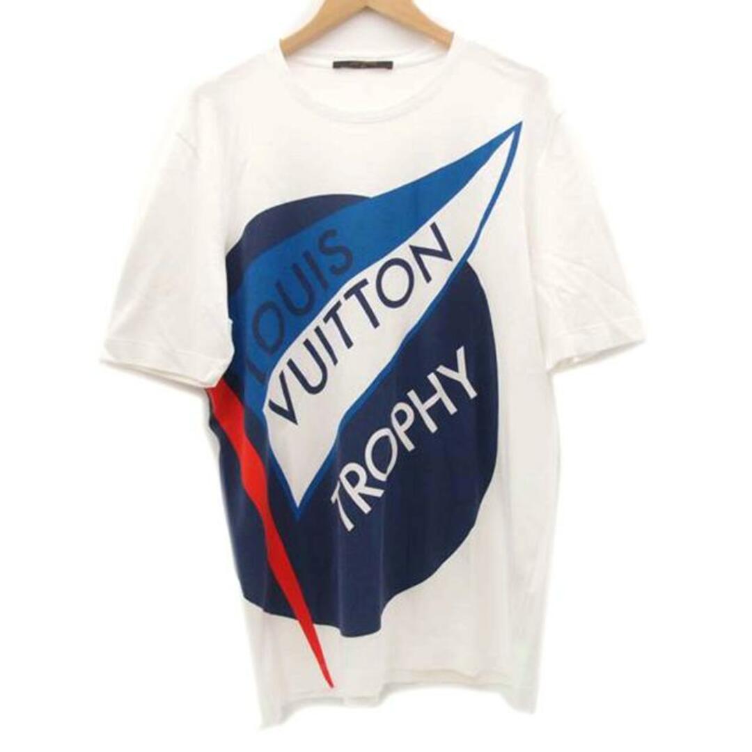 <br>LOUIS VUITTON ルイ・ヴィトン/Tシャツ(ブルー×ホワイト)/RM111C MSJRT2CMS/XL/ルイ・ヴィトン/ABランク/69Tシャツ/カットソー(半袖/袖なし)