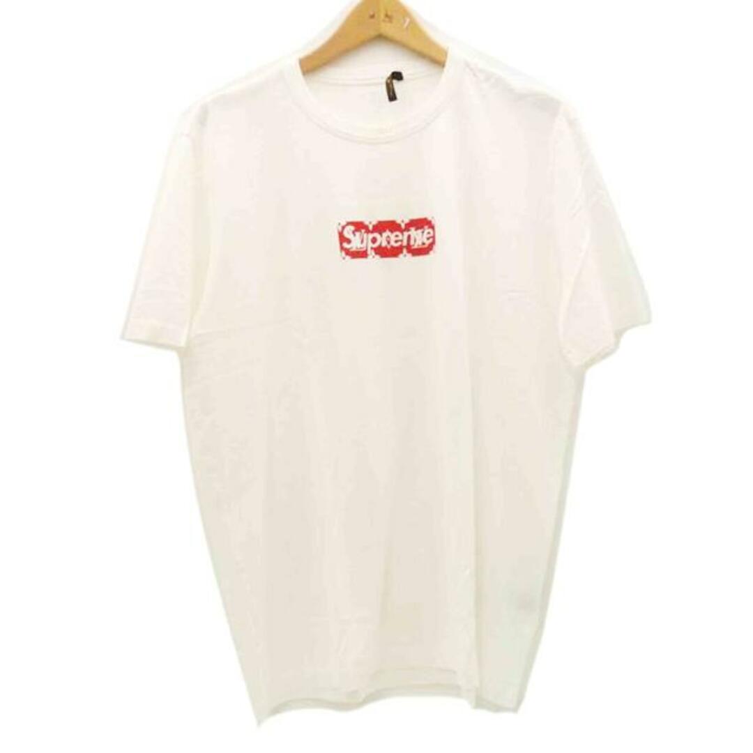 <br>LV×Supreme ルイ・ヴィトン×シュプリーム/モノグラムボックスロゴ半袖Tシャツ/HDY92WJCB/XL/ルイ・ヴィトン/Aランク/69