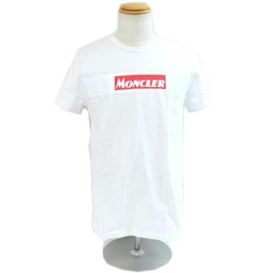 MONCLER モンクレール/ロゴプリントTシャツ白/E10918037250 MONCLER モンクレール/ロゴプリントTシャツ白/E10918037250