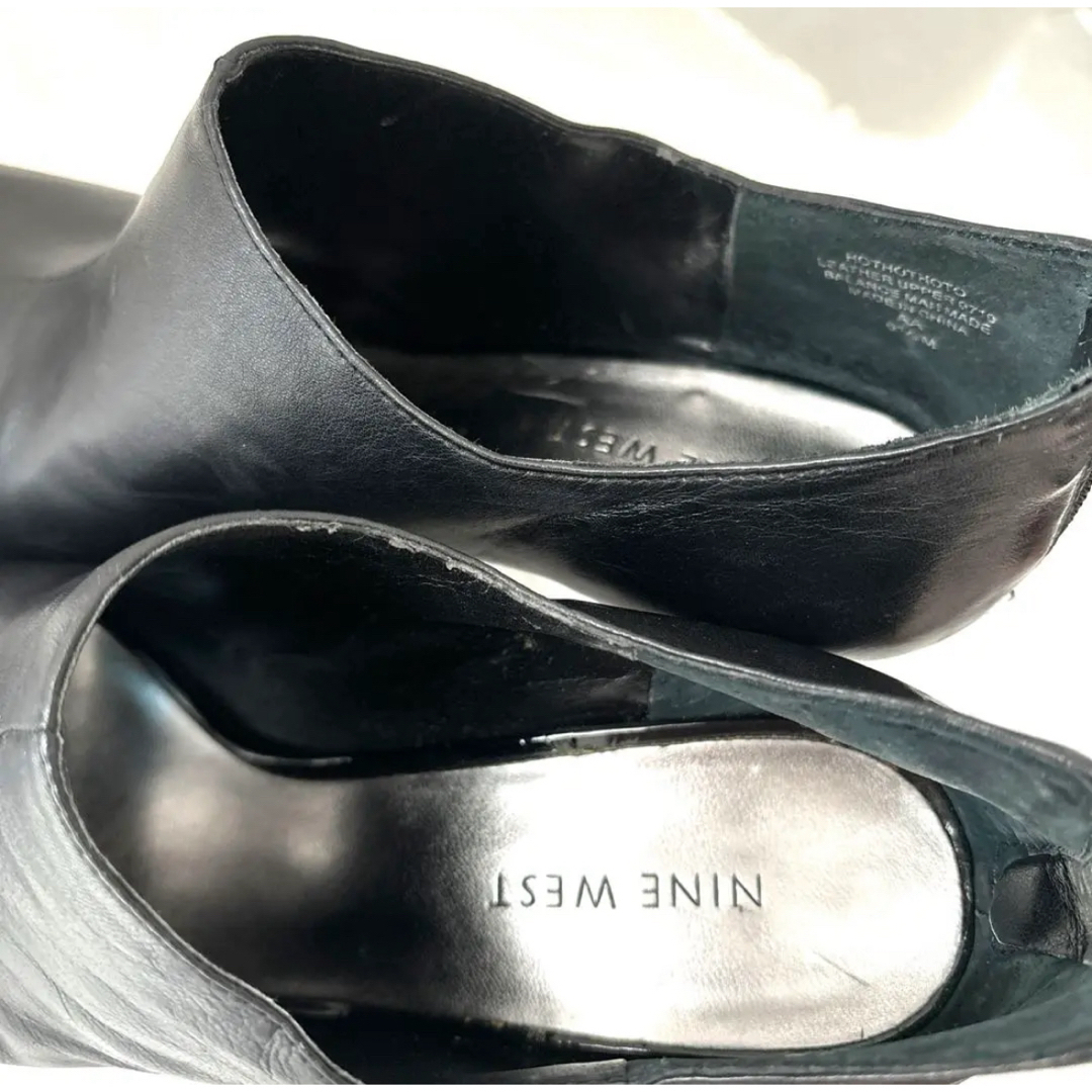 NINE WEST(ナインウエスト)のNINE WEST   アンクルブーツ　ブーティ　オープントゥ レディースの靴/シューズ(ブーティ)の商品写真