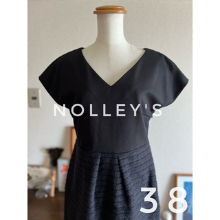 ノーリーズ(NOLLEY'S)のNOLLEY'S ノーリーズ　ブラックフォーマル　ワンピース　下ウール100(ひざ丈ワンピース)