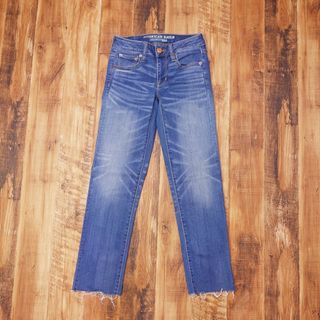 アメリカンイーグル(American Eagle)の00サイズ （XS） ジーンズ アメリカンイーグル アウトフィッターズ KK12(デニム/ジーンズ)