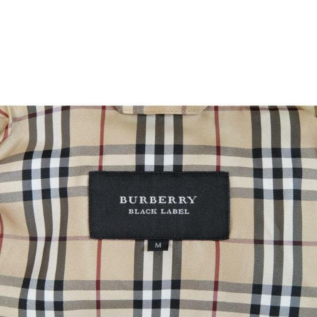 BURBERRY BLACK LABEL バーバリーブラックレーベル/ラビットファー付ホワイトグースダウンジャケット/BMP04-533-09/M/メンズアウター/Bランク/71【中古】 メンズのジャケット/アウター(ダッフルコート)の商品写真