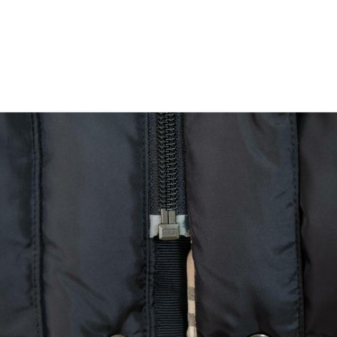 BURBERRY BLACK LABEL バーバリーブラックレーベル/ラビットファー付ホワイトグースダウンジャケット/BMP04-533-09/M/メンズアウター/Bランク/71【中古】 メンズのジャケット/アウター(ダッフルコート)の商品写真