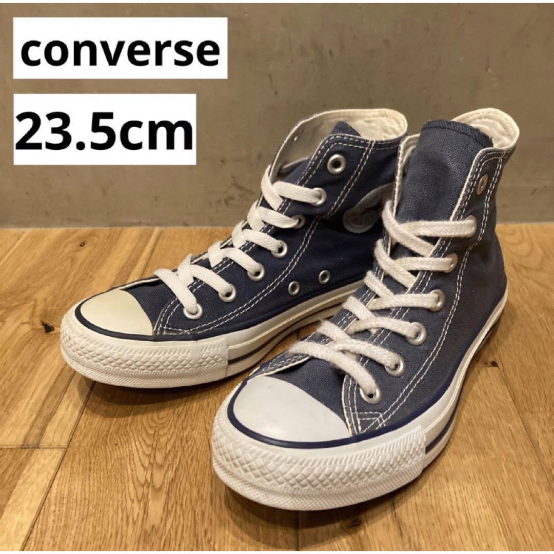 CONVERSE(コンバース)の送料込み　converse コンバース　オールスターハイカット　ネイビー レディースの靴/シューズ(スニーカー)の商品写真