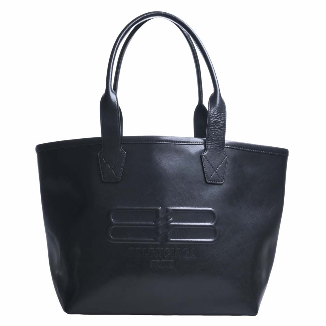 Balenciaga バレンシアガ レザー BBアイコンロゴ トートバッグ 692068 ブラック byバッグ