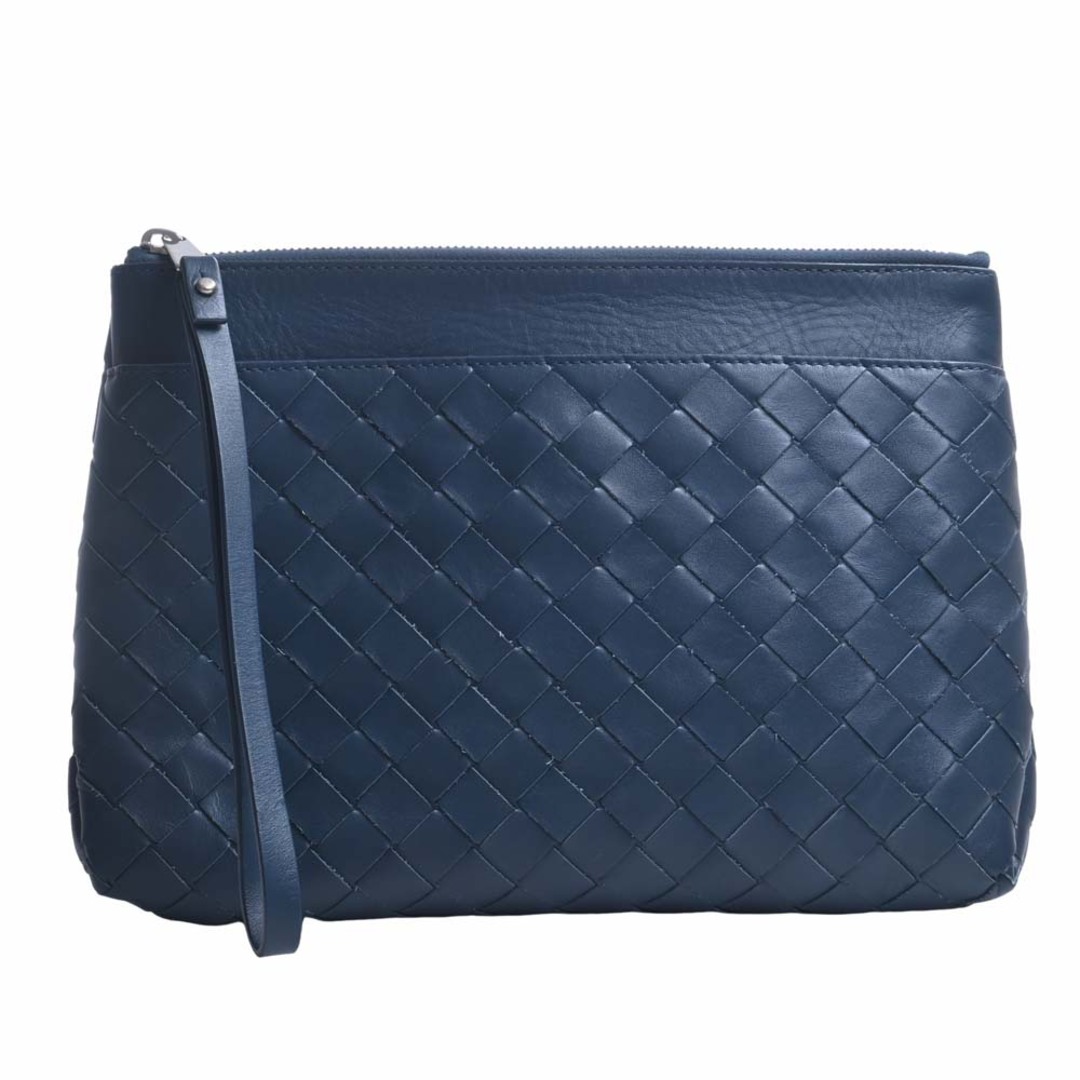 【中古】Bottega Veneta ボッテガヴェネタ イントレチャート レザー クラッチバッグ セカンドバッグ - ブルー by | フリマアプリ  ラクマ