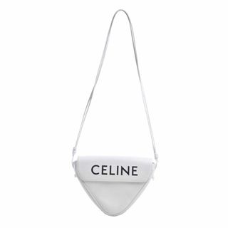 celine - 【中古】Celine セリーヌ レザー トライアングルバッグ ロゴ