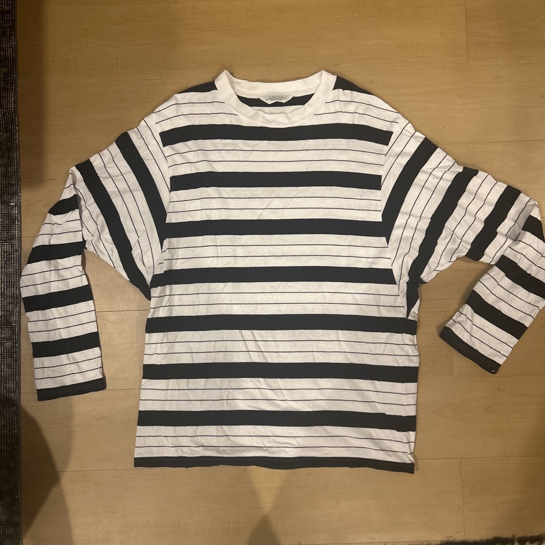 最終値下げ　UNUSED 18AW ボーダーカットソー ロンTee