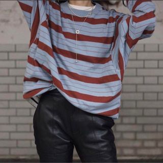 unused アンユーズド 18aw ボーダー カットソー