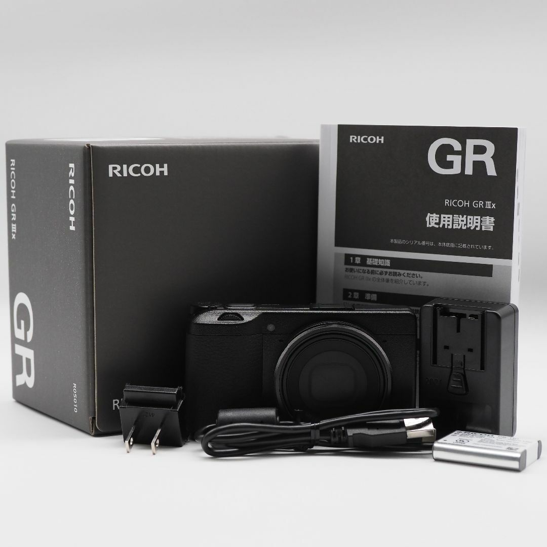 ☆元箱付き・ショット数233回の新品級☆ RICOH GR IIIx #2694の通販 by