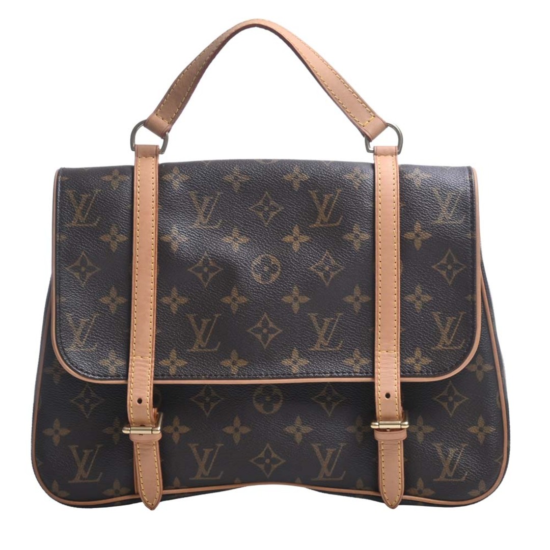 LOUIS VUITTON ルイヴィトン モノグラム マレルサックアド 3WAY ショルダーバッグ リュックサック M51158 ブラウン by