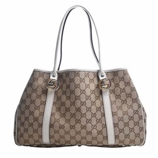 グッチ(Gucci)の【中古】Gucci グッチ GGキャンバス GGツインズ トートバッグ 232957 ベージュ/ホワイト by(トートバッグ)